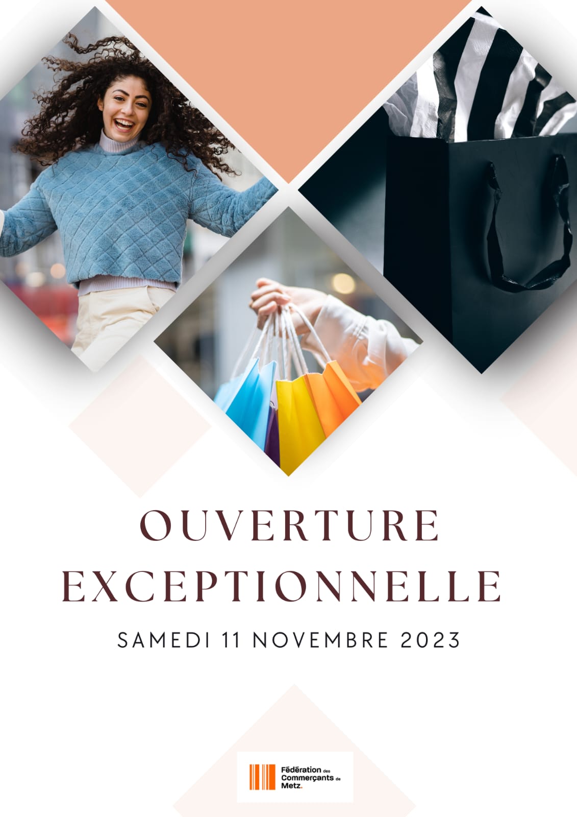 Ouverture des commences de Metz le samedi 11 novembre 2023